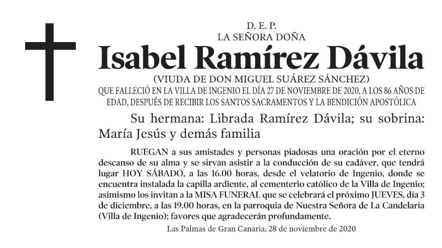 Isabel Ramírez Dávila