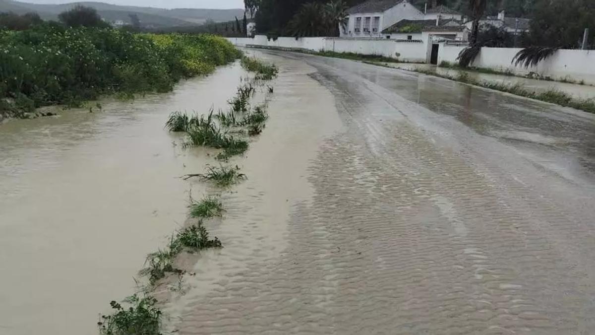 La carretera se cortó en la zona de Malabrigo.
