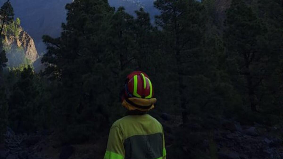 El incendio en la Caldera de Taburiente se da por estabilizado