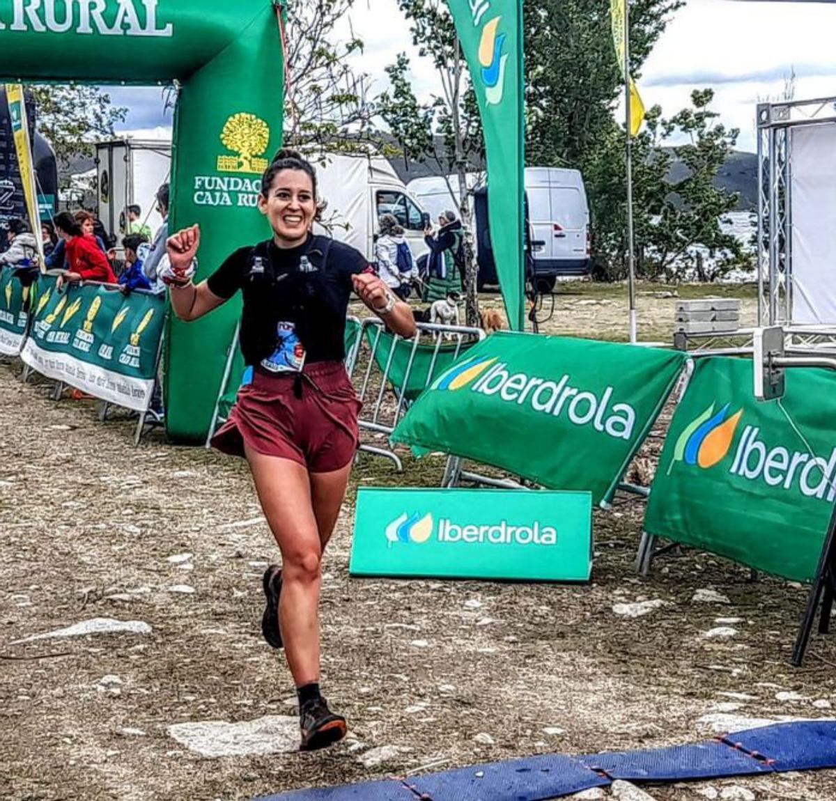 Cristina Galván, vencedora de la distancia larga. | LOZ