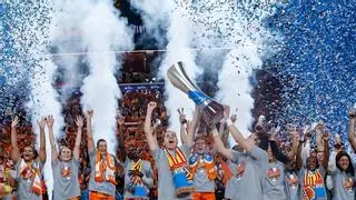 El Valencia Basket convierte su cuarta Liga femenina en un récord de afición: 7.647 espectadores en el Roig Arena