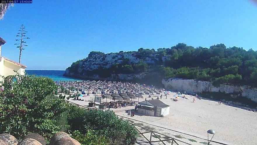 Auch Ende September ist die Cala Romántica wie hier am Mittwochnachmittag (27.9.) noch romantisch warm.