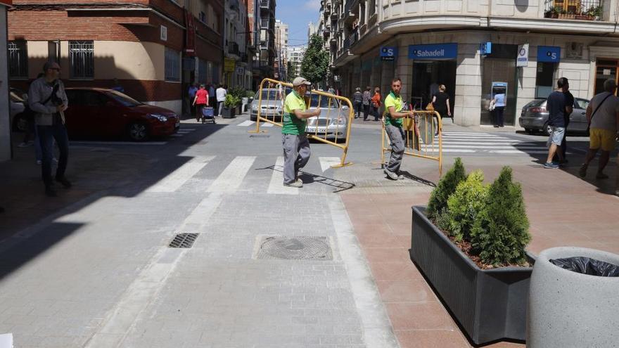 Alzira reabre la calle Pérez Galdós al tráfico