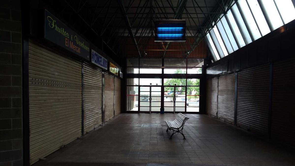 Interior del Mercat de Campoamor de Sabadell.