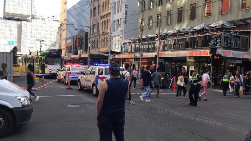 Atropello multitudinario en Melbourne