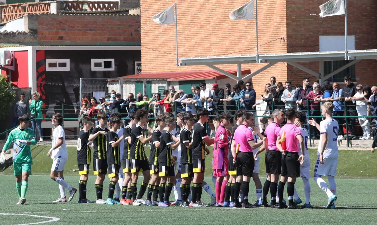 TORNEO STADIUM CASABLANCA FUTBOL CADETE. FINAL ENTRE EL R. ZARAGOZA Y R. MADRID Final del Torneo de Cadete Stadium Casablanca 2022 entre el Real Zaragoza y el Real Madrid