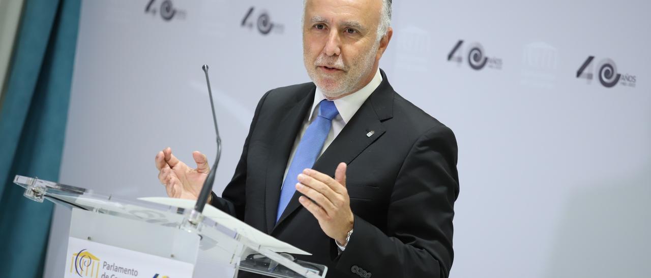 El presidente del Gobierno de Canarias, Ángel Víctor Torres.