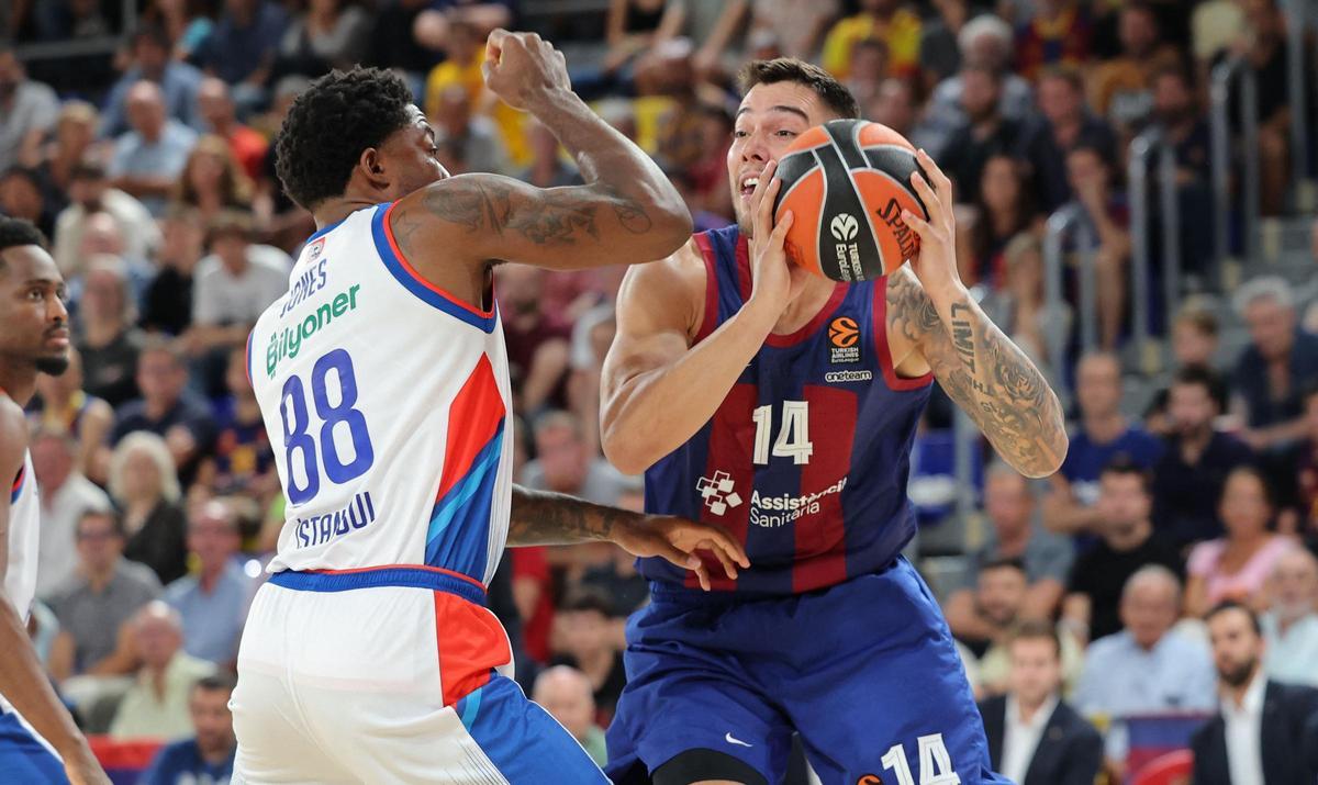 Willy Hernangómez jugó su partido más completo con el Barça