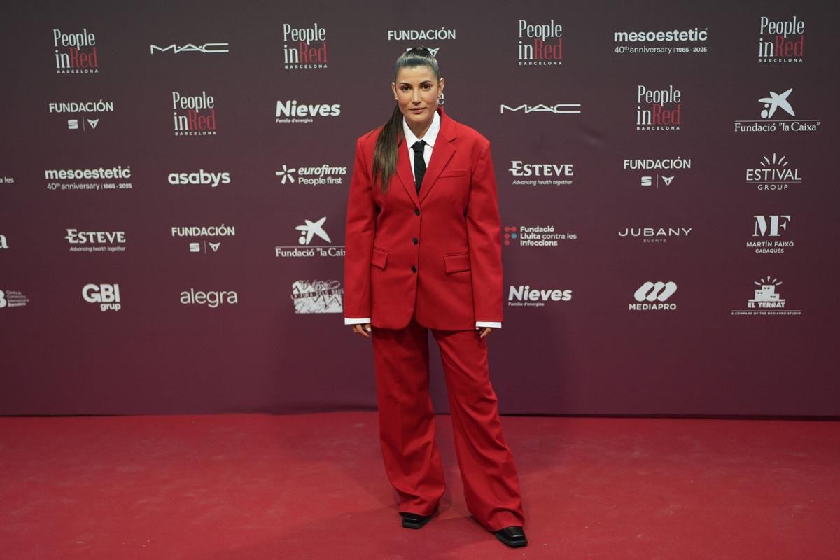 BARCELONA 12/05/2025 Icult. Alba Paul. Photocall de la 15ª Gala Solidaria People in Red Barcelona. FOTO de ZOWY VOETEN