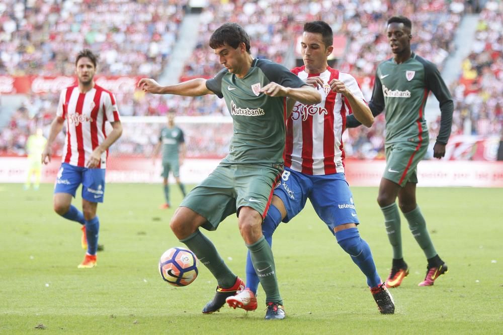 Partido entre el Sporting y el Athletic Club (2-1)