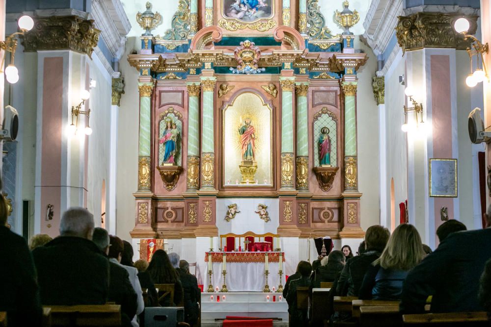 Finestrat conmemora el nacimiento de la Iglesia de San Bartolomé en 1743.