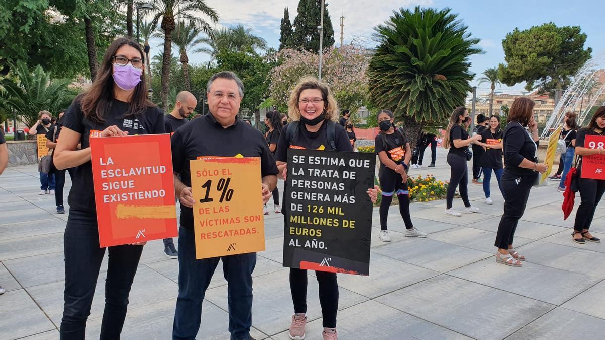 La concejal de Igualdad, Teresa Franco, ha participado en la marcha  &#039;Caminando por la libertad&#039;