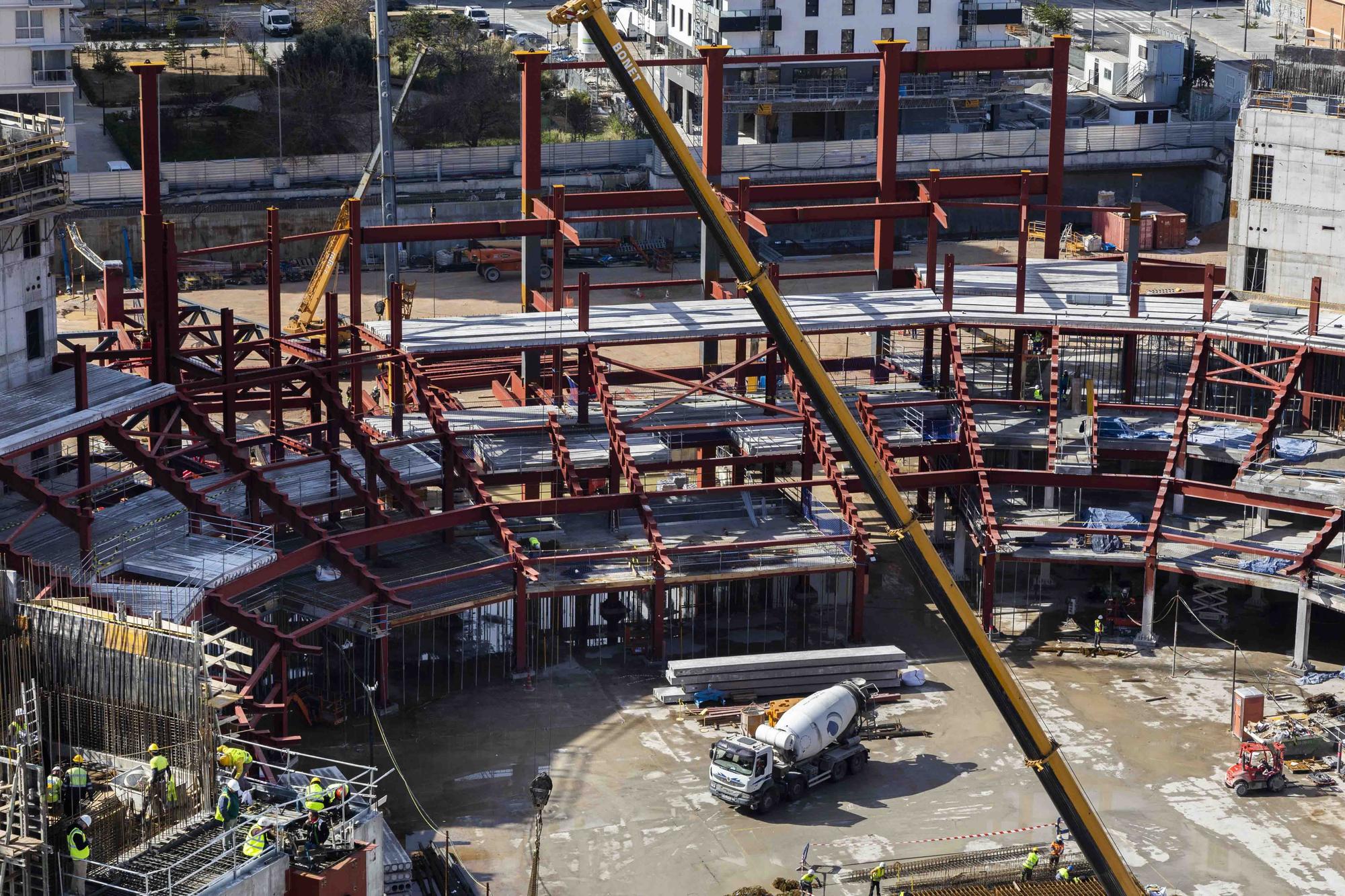 Así avanzan las obras del Roig Arena