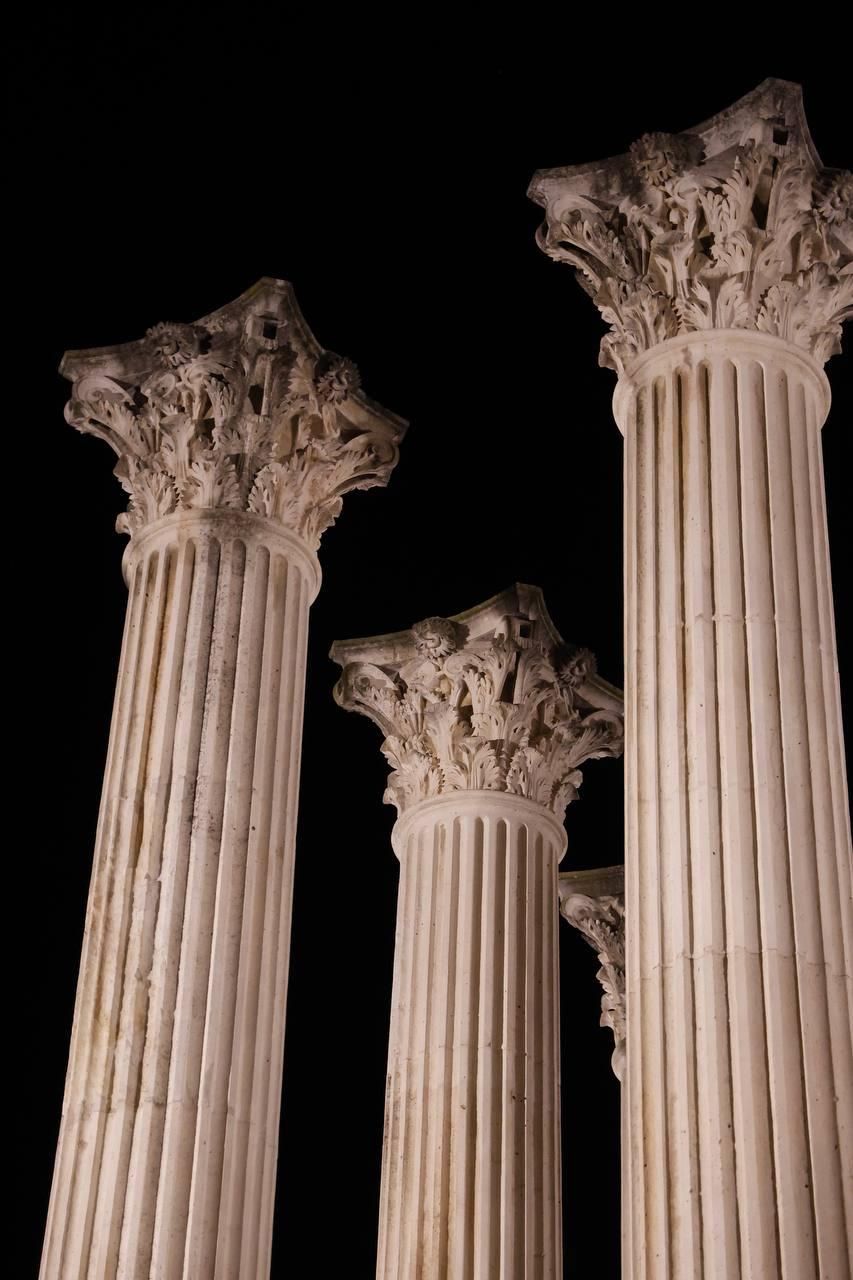 El Templo Romano estrena su nueva iluminación