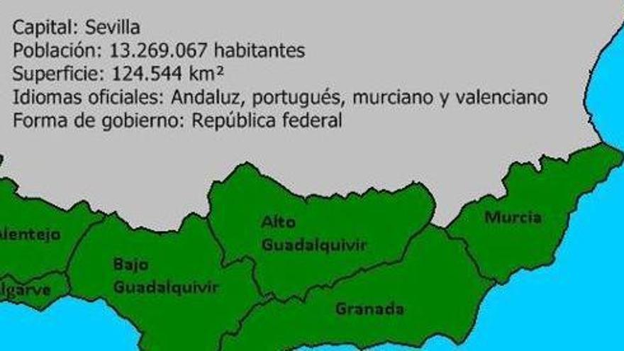 Nace la &quot;república virtual&quot; de Andalucía