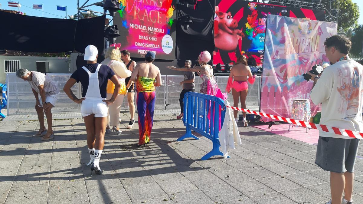 Carrera de tacones en el Pride Maspalomas 2024