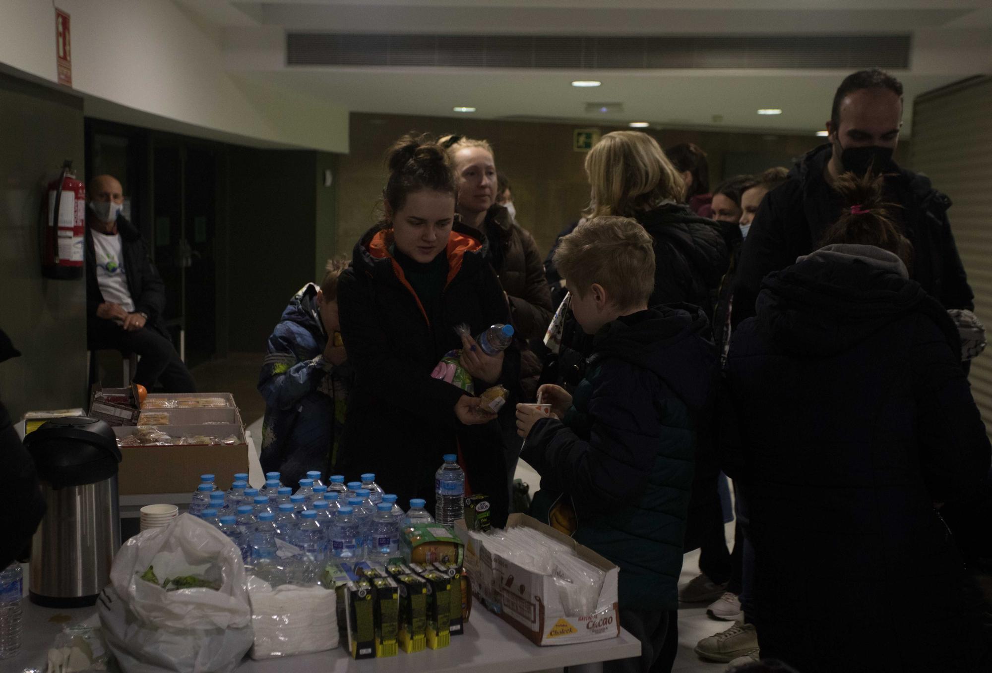 Llega el primer autobús con refugiados Ucranianos de la fundación "Juntos por la vida"