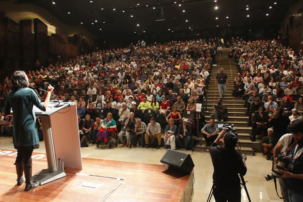 Acto de Unidas Podemos en el Palacio de Ferias de Málaga