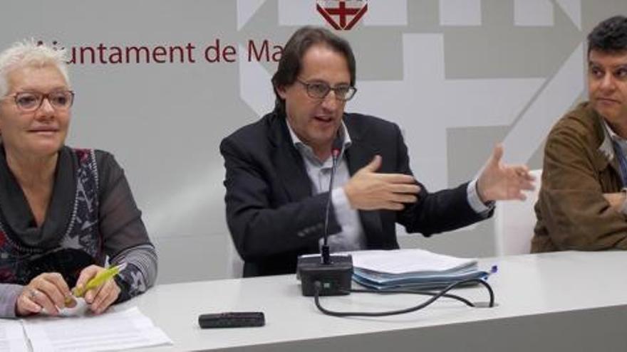 Mercè Rosich, Antoni Llobet i Lluís Pagès han presentat les activitats aquest migdia