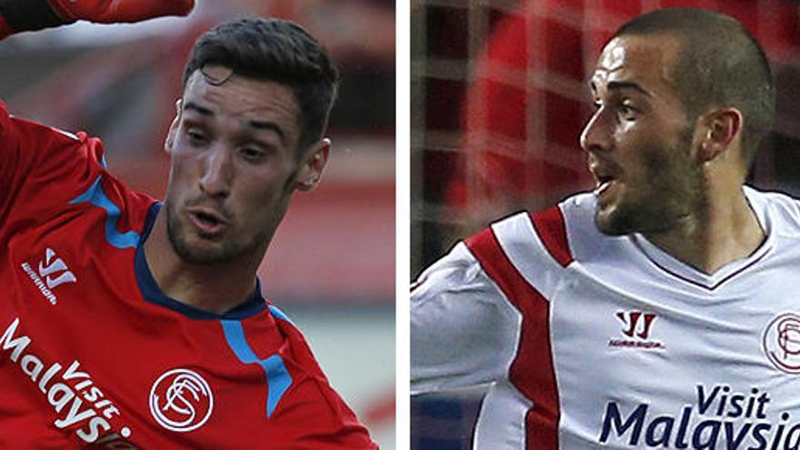 Sergio Rico y Aleix Vidal.