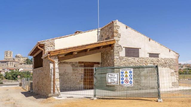 La casa labriega convertida en el futuro Centro de Interpretación del río Duero de Zamora a Tras Os Montes.