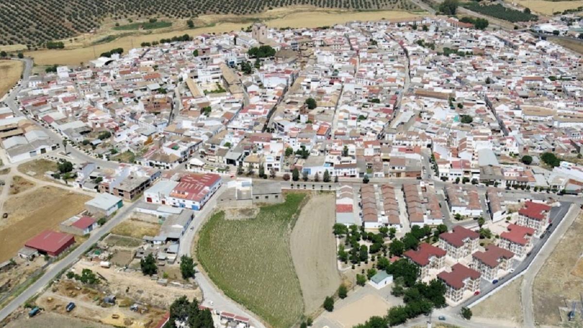 Vista aérea de la localidad cordobesa de El Carpio.