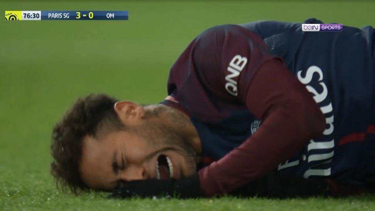 LALIGA FRANCIA | PSG - Olympique de Marsella (3-0): Neymar cayó lesionado ante el Olympique de Marsella