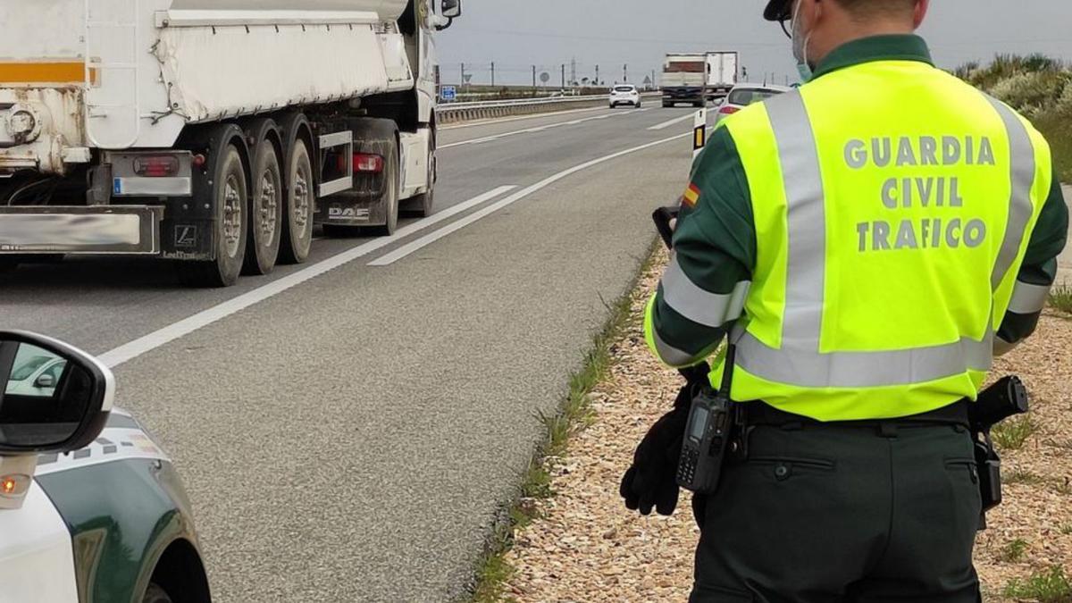 La Guardia Civil de Tráfico, en la provincia. |