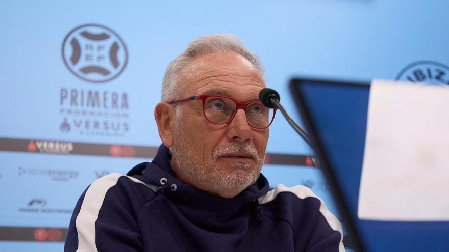 Miguel Álvarez, entrenador de la UD Ibiza: "La realidad es la que hay y tenemos que afrontarla"