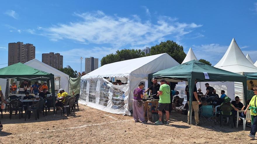 La Acampada de Penyes de Benidorm, en imágenes