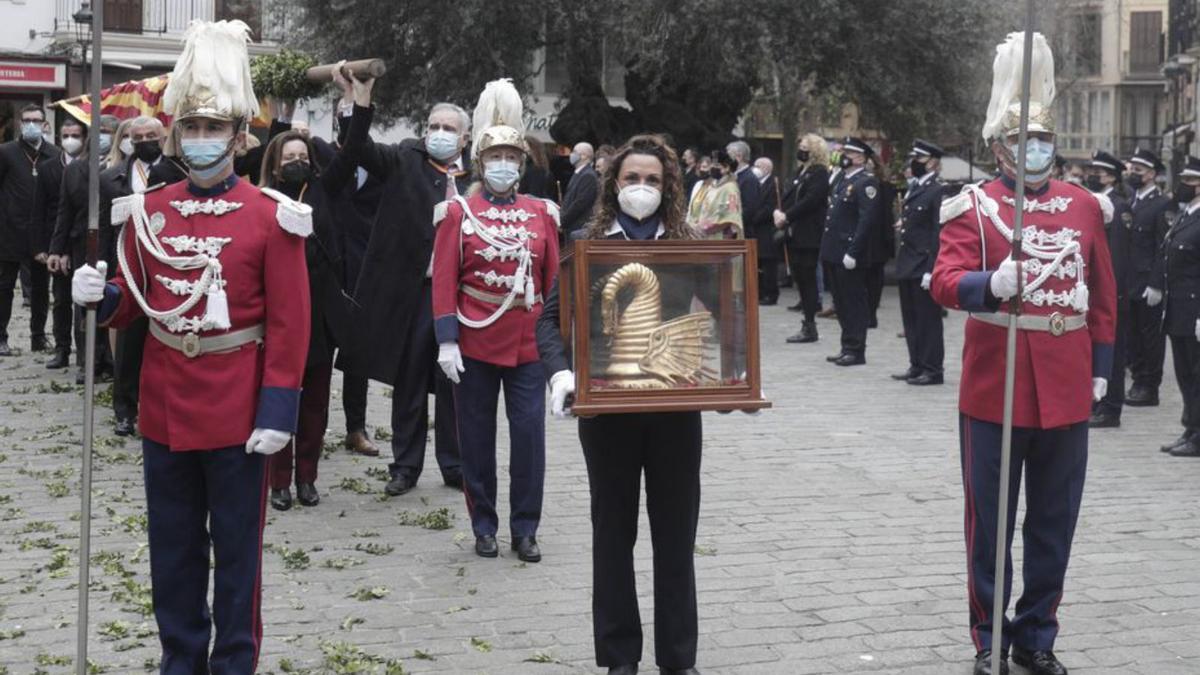 Una mujer, Conchi Gigante, sacó por primera vez la Cimera. | MANU MIELNIEZUK