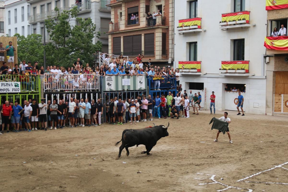 El toro conmemorativo se exhibirá el 7 de septiembre, durante las fiestas de la Misericòrdia