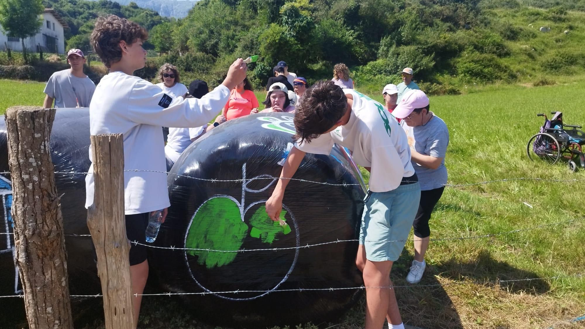 Explosión artística en los prados de Porrúa