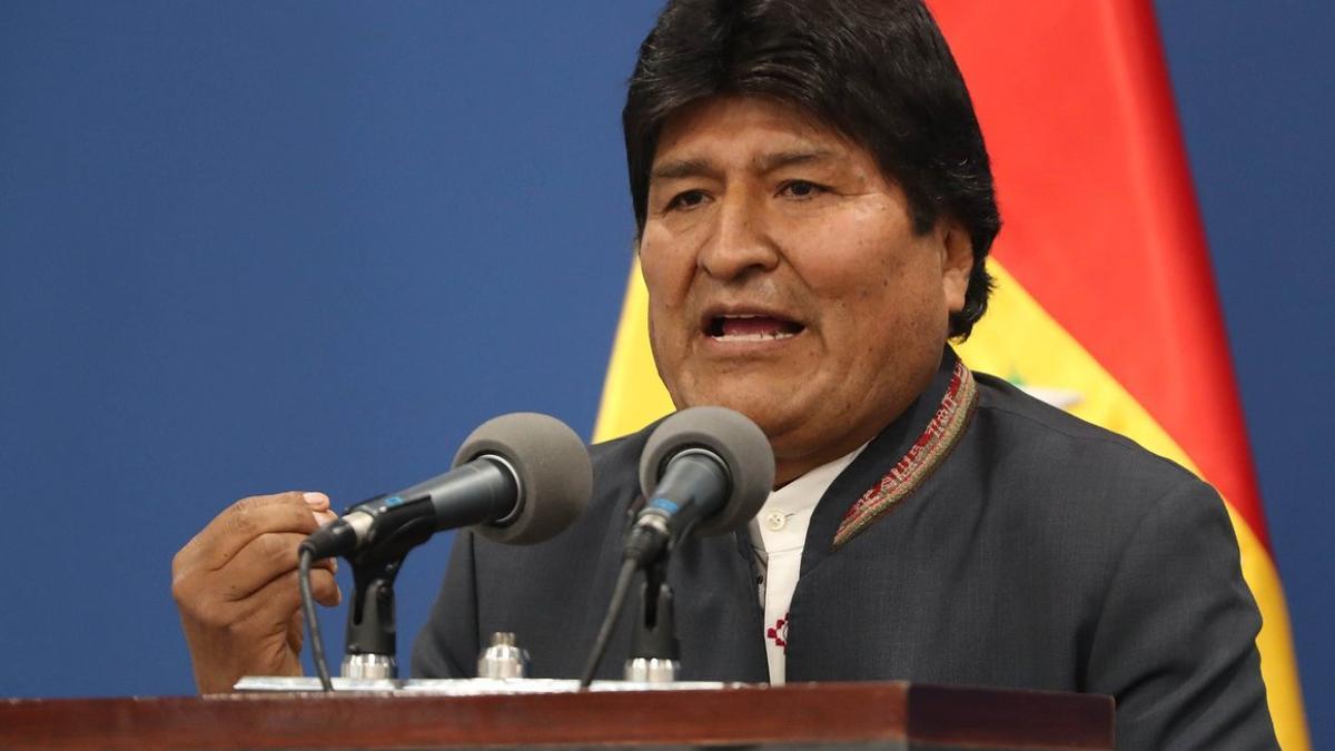 Evo Morales, el pasado 31 de octubre.