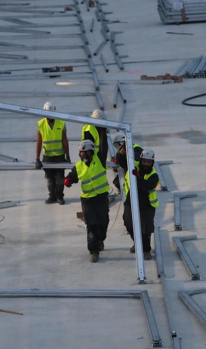 Así avanzan las obras del hospital de campaña