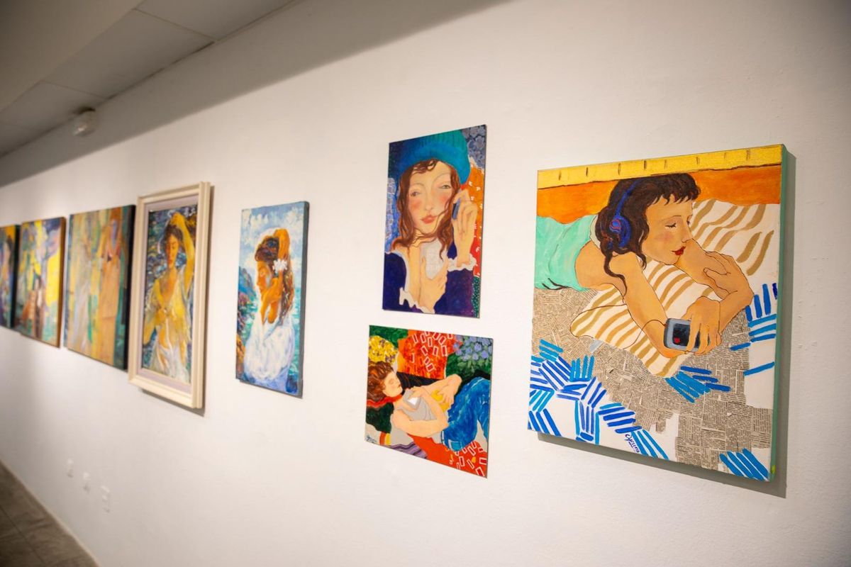 Detalle de la exposición de homenaje a Orlando Herrera