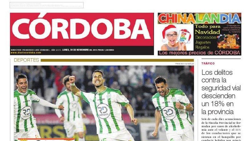 La portada de CÓRDOBA