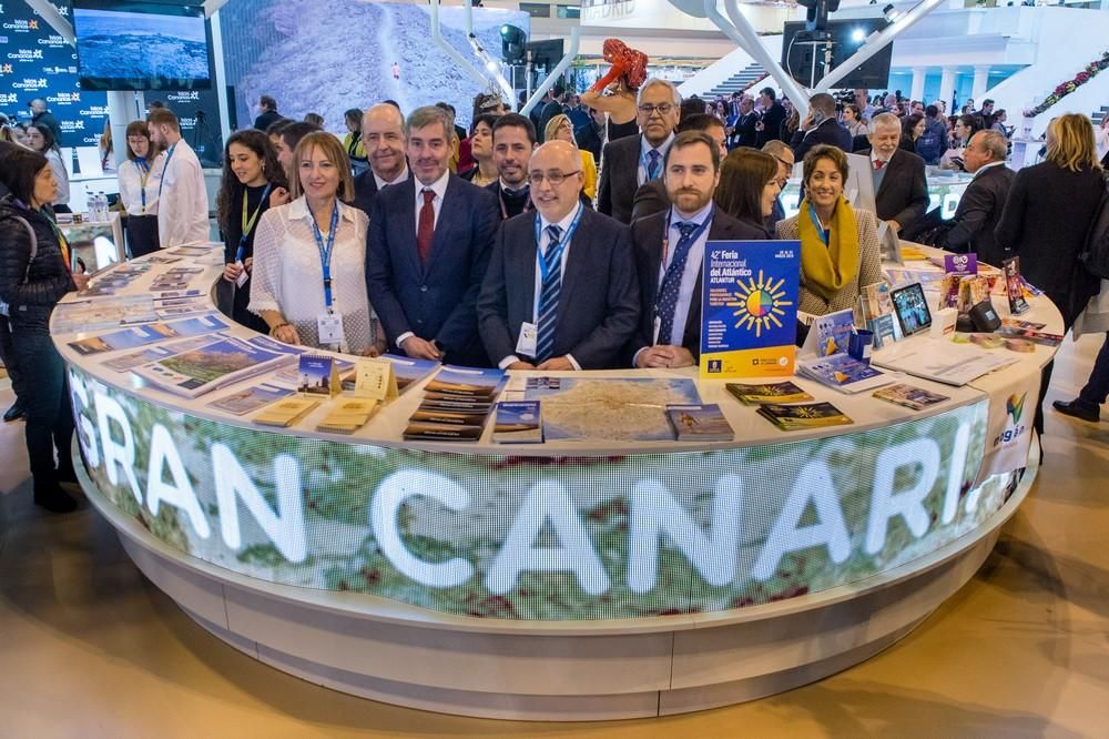 Inauguración del Pabellón de Canarias en la Feria Internacional de Turismo FITUR 2019.