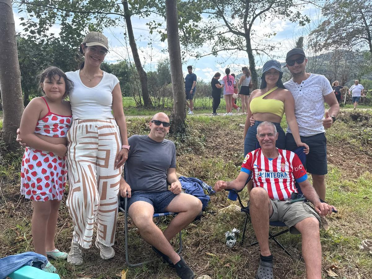 Sofía Méndez, Bianca Méndez (Venezuela), Diego Canal (Gijón), Alcedo Méndez (Venezuela), Lorena Quintero (Venezuela, vive en Tenerife) y Marcos Rodri