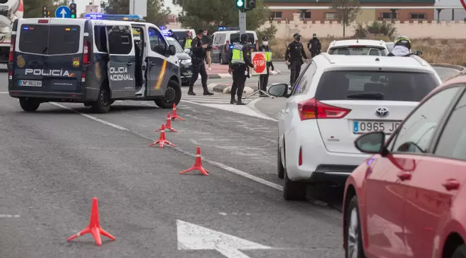 80 conductores pasaron a disposición judicial en enero por delitos contra la seguridad vial en Alicante