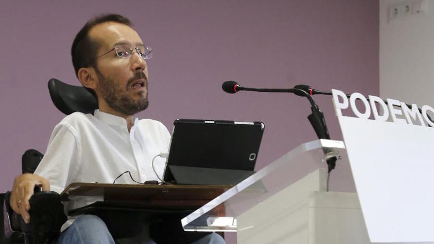 Pablo Echenique, responsable de Organización de Podemos.