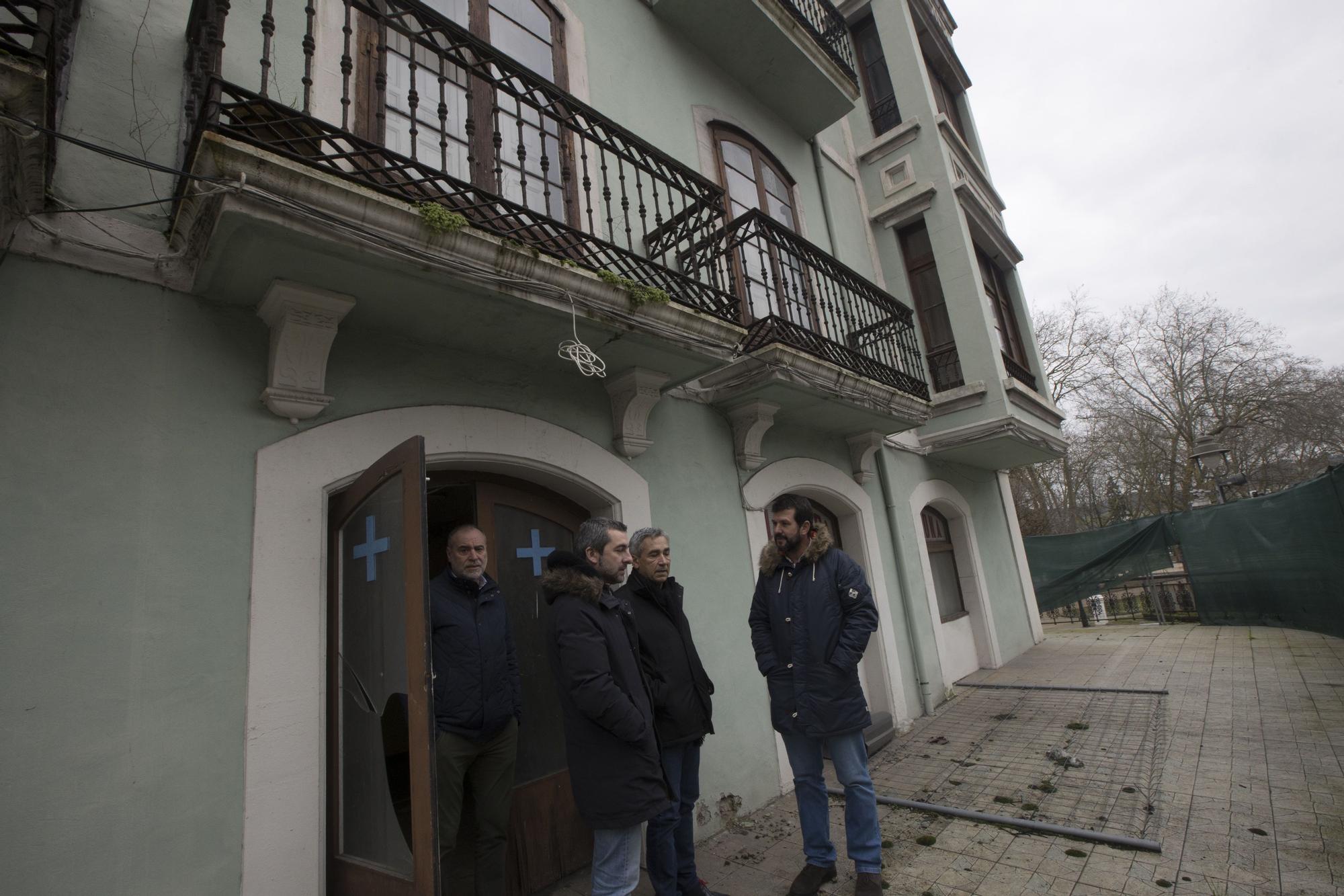 El interior del edificio del Café Colón, al desnudo