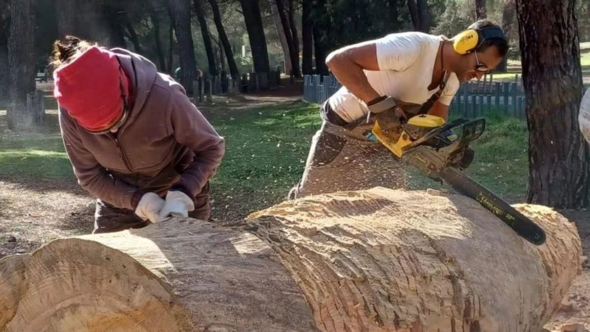 Corte de la pieza se se ha convertido en escultura. | Cedida