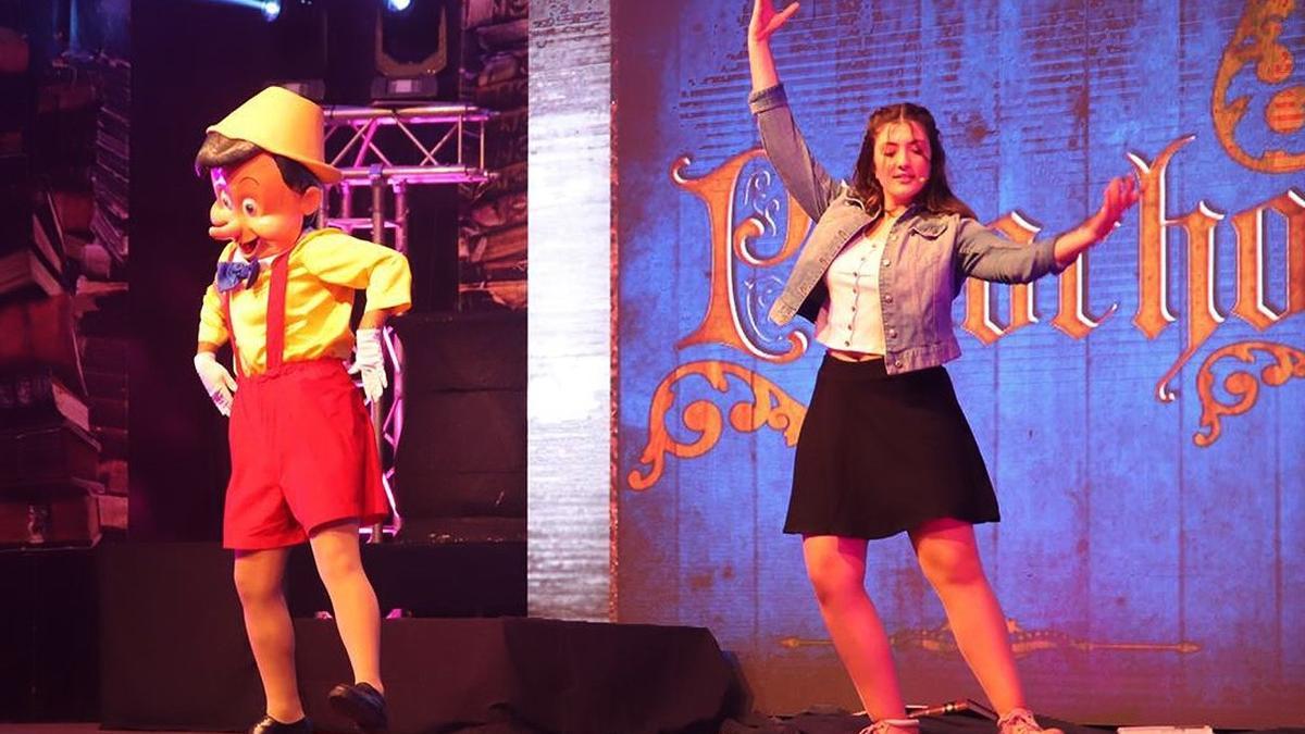 Montaje del musical de Disney.