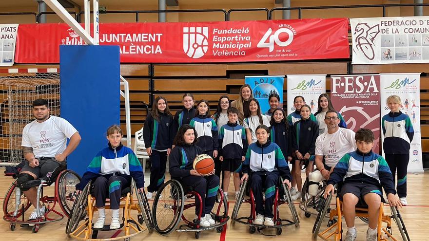 Doscientos escolares han participado en la Jornada Valencia se Mueve por la Inclusión