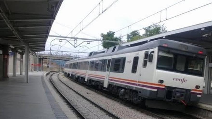 Avería en un tren con destino a Teruel