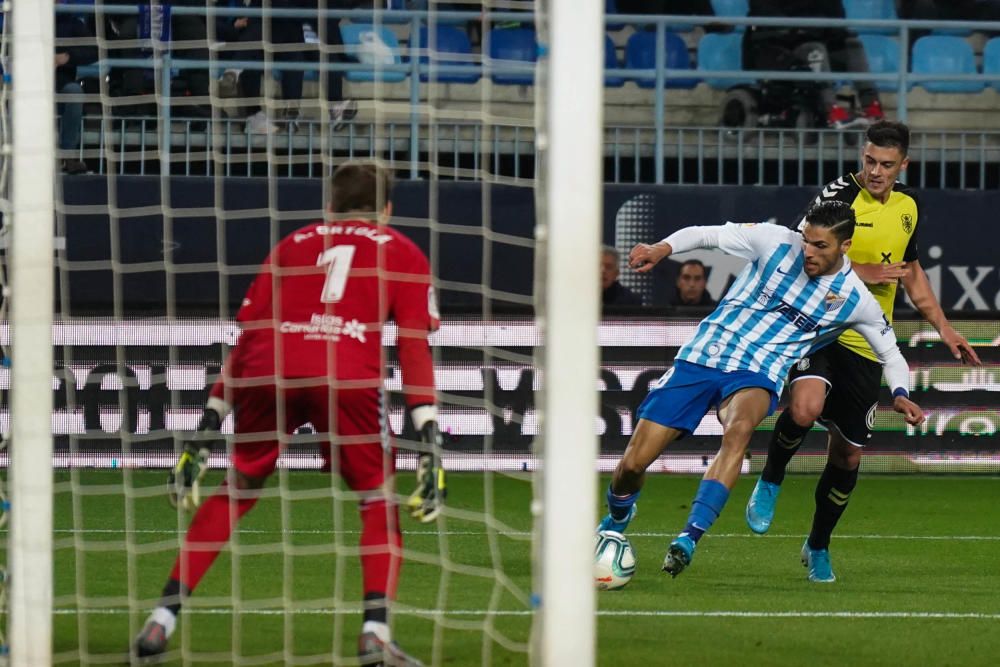 Partido del Málaga CF y el Tenerife en La Rosaleda.