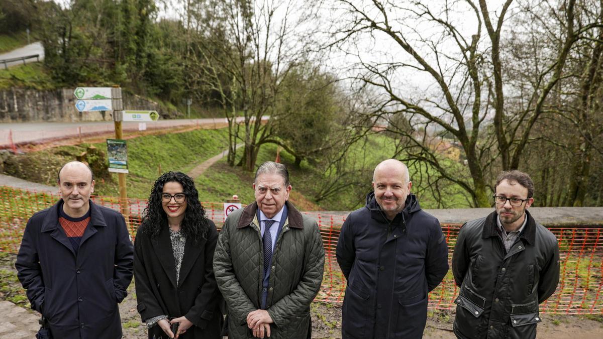 Arrancan las obras de la pasarela peatonal que conectará Santa María del Naranco y San Miguel de Lillo