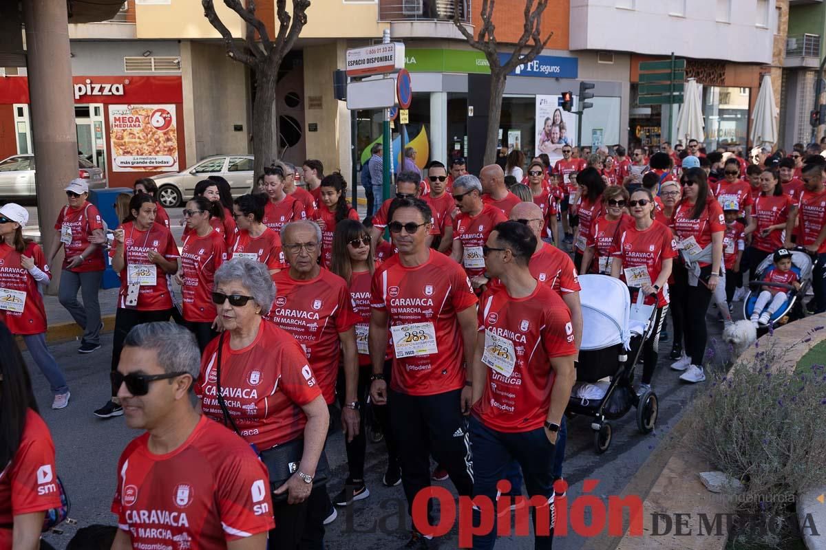 Marcha de la ONG Delwende en Caravaca