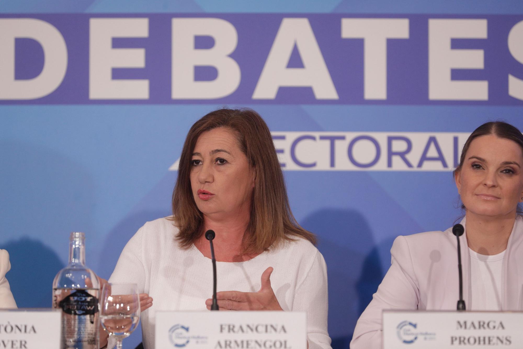 Francina Armengol, candidata del PSIB-PSOE: «Hemos hecho una revolución en vivienda con la construcción de un 70% más de VPO»